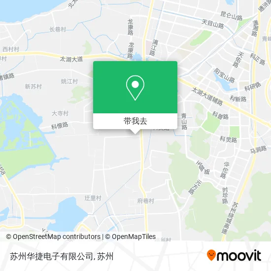 苏州华捷电子有限公司地图