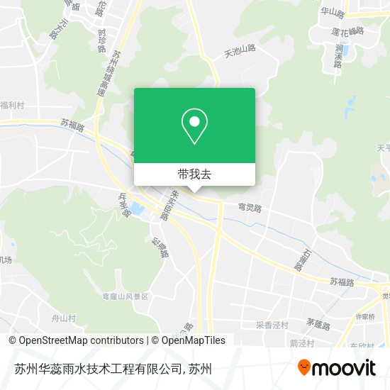 苏州华蕊雨水技术工程有限公司地图