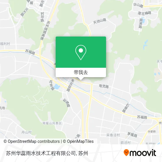 苏州华蕊雨水技术工程有限公司地图