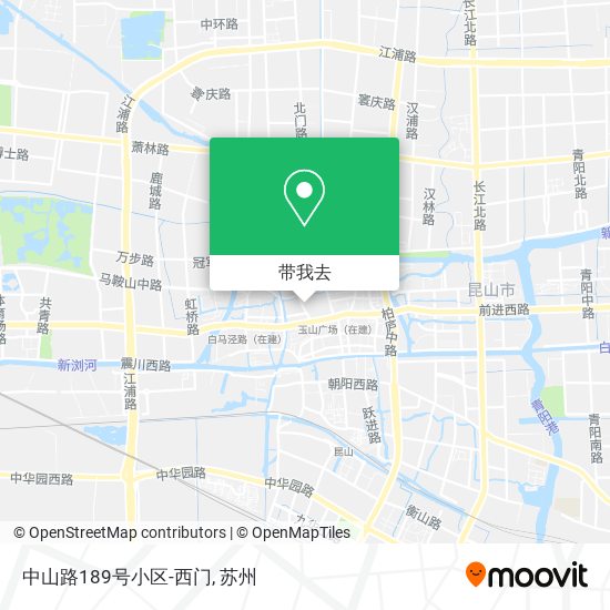 中山路189号小区-西门地图