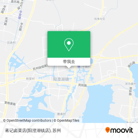 蒋记卤菜店(阳澄湖镇店)地图