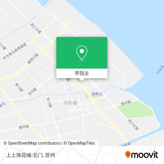 上上海花城-北门地图