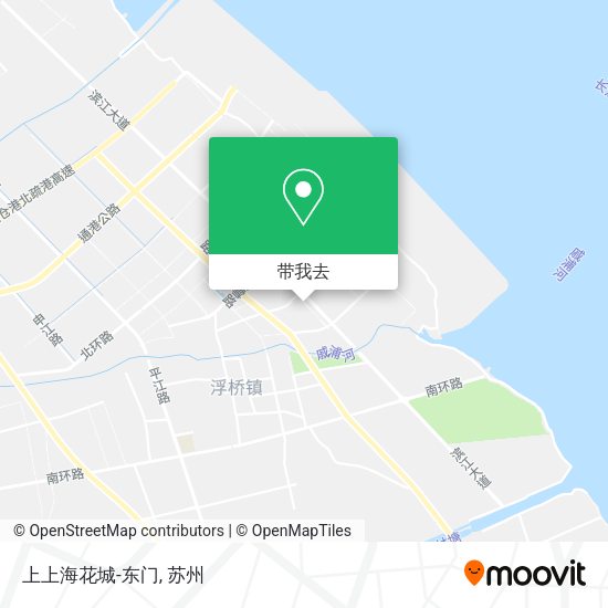 上上海花城-东门地图