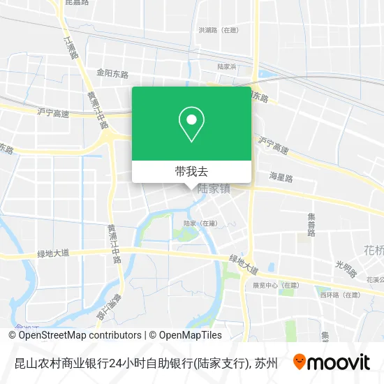 昆山农村商业银行24小时自助银行(陆家支行)地图