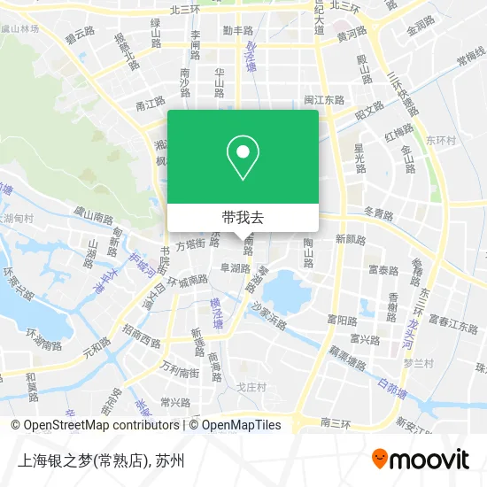 上海银之梦(常熟店)地图