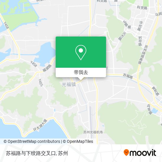 苏福路与下绞路交叉口地图