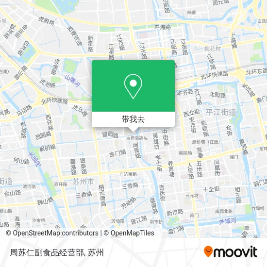 周苏仁副食品经营部地图