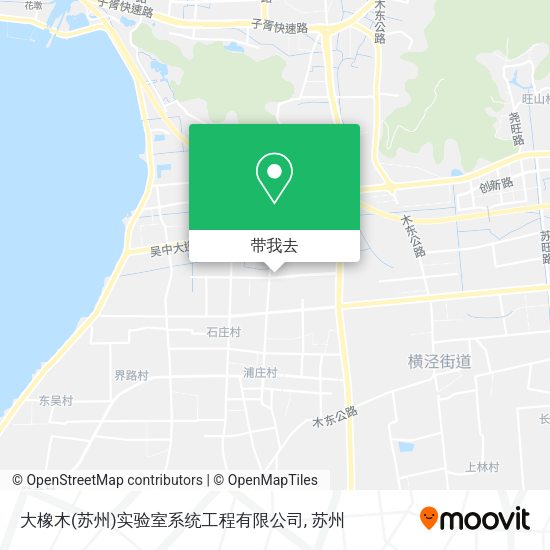 大橡木(苏州)实验室系统工程有限公司地图