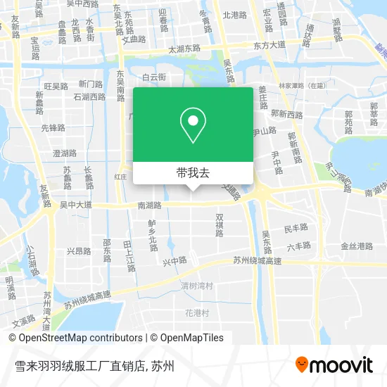 雪来羽羽绒服工厂直销店地图