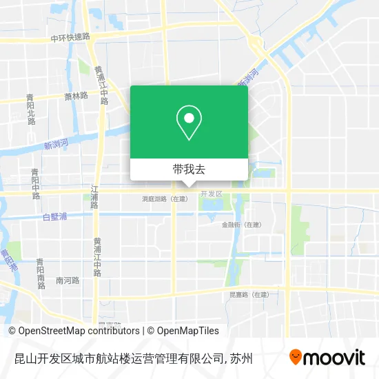 昆山开发区城市航站楼运营管理有限公司地图