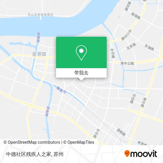 中德社区残疾人之家地图