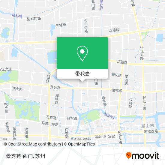 景秀苑-西门地图