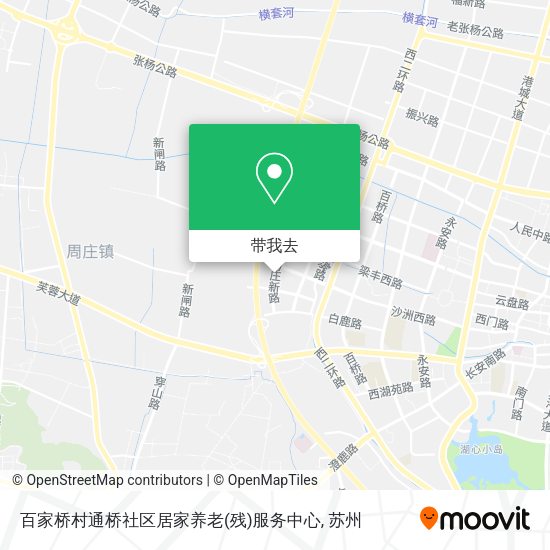 百家桥村通桥社区居家养老(残)服务中心地图