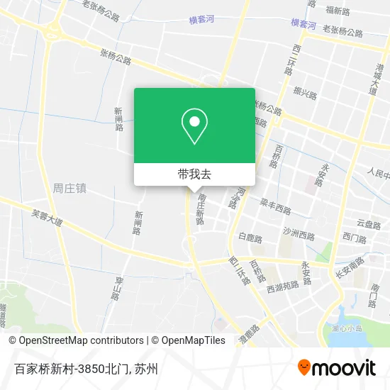 百家桥新村-3850北门地图