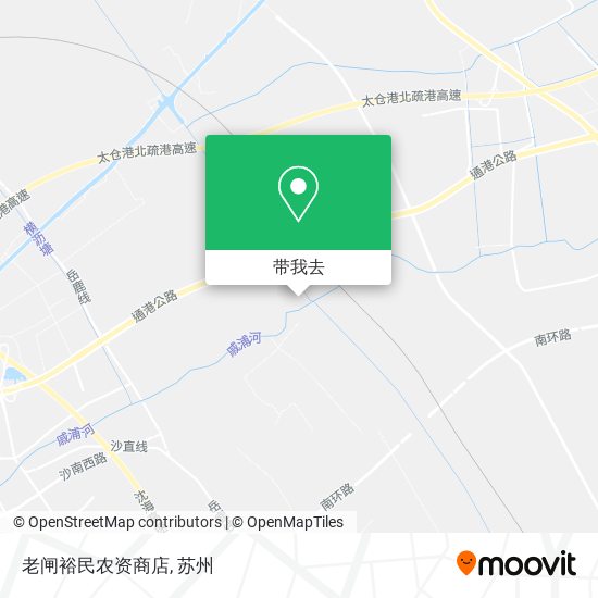 老闸裕民农资商店地图