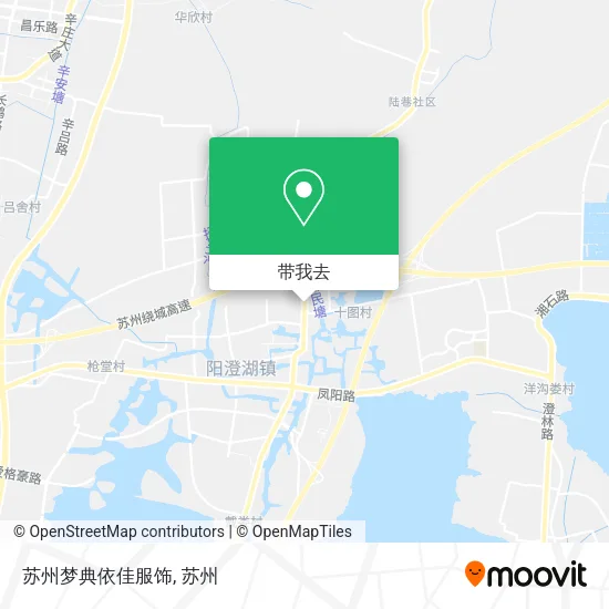 苏州梦典依佳服饰地图
