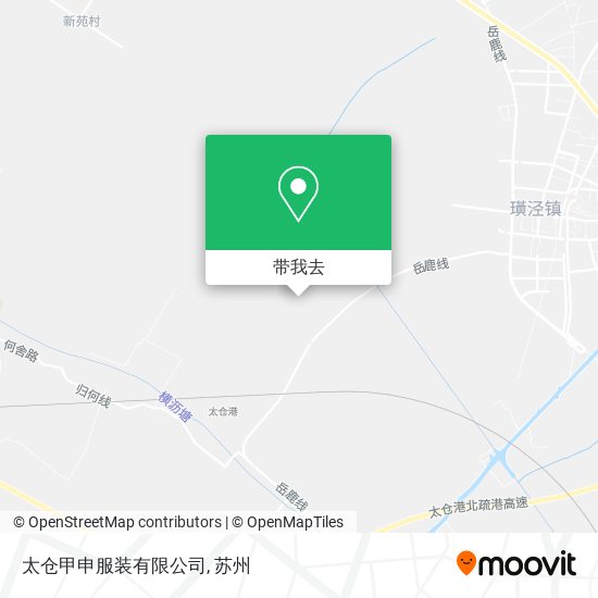 太仓甲申服装有限公司地图