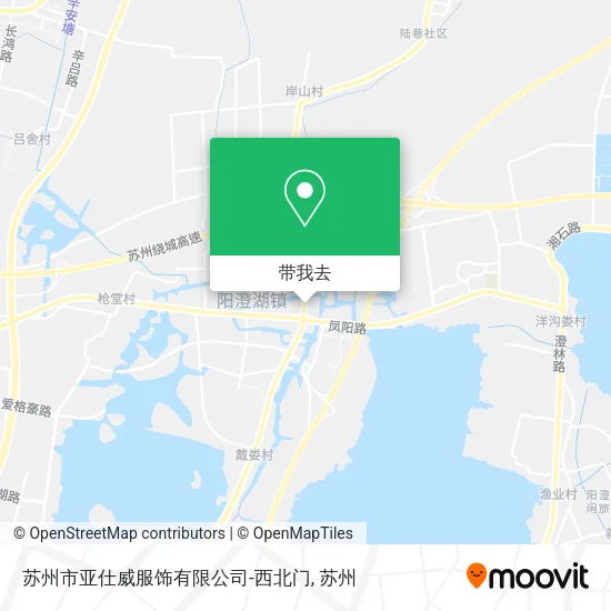 苏州市亚仕威服饰有限公司-西北门地图