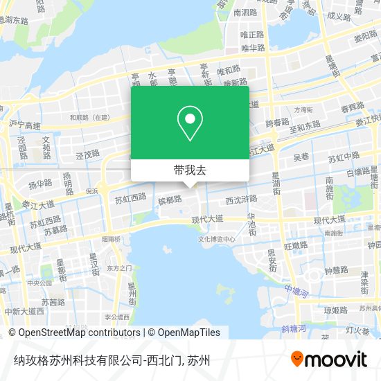 纳玫格苏州科技有限公司-西北门地图