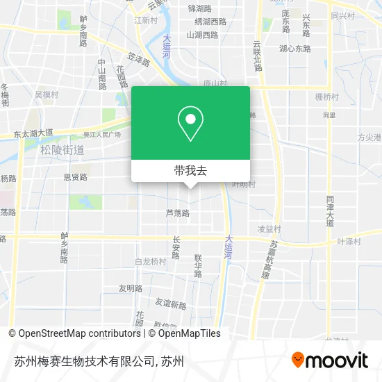 苏州梅赛生物技术有限公司地图