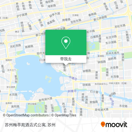 苏州梅亭苑酒店式公寓地图