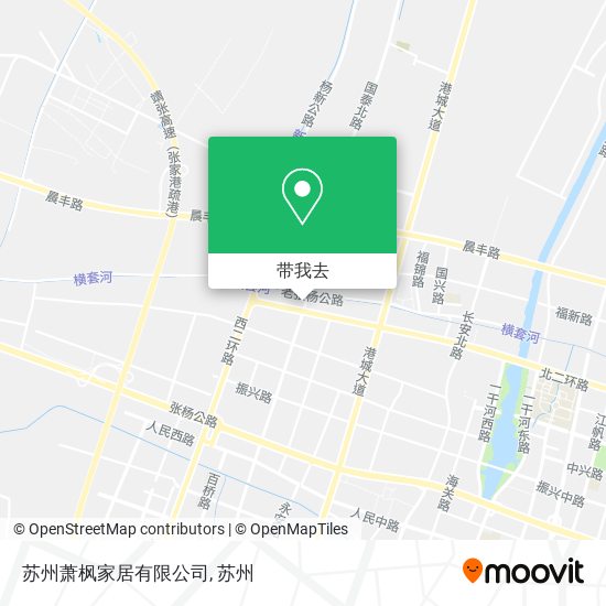苏州萧枫家居有限公司地图