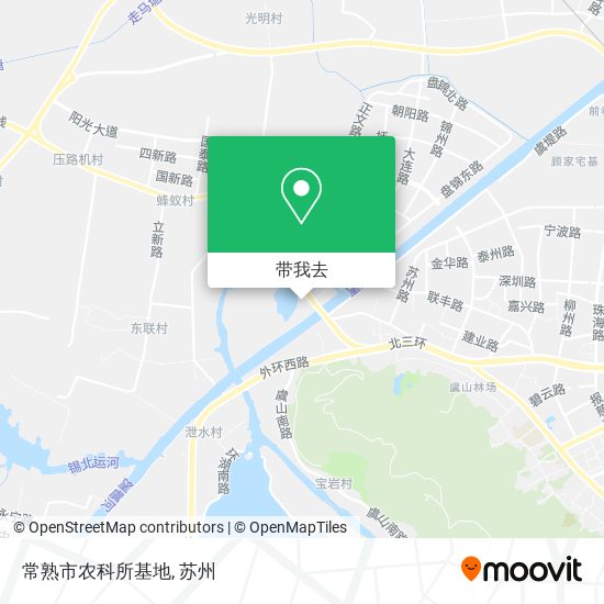 常熟市农科所基地地图