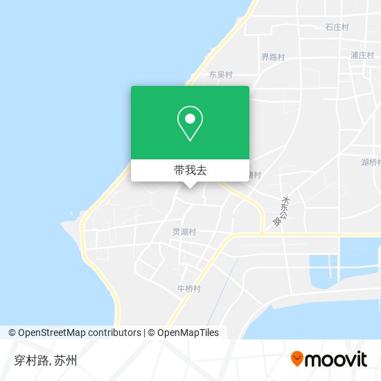 穿村路地图