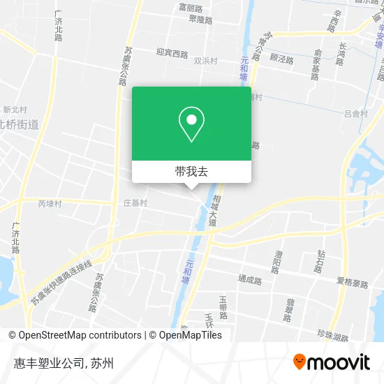 惠丰塑业公司地图