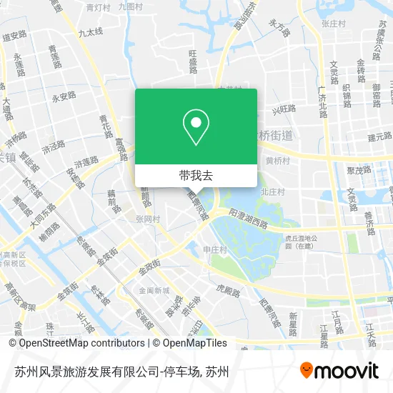 苏州风景旅游发展有限公司-停车场地图