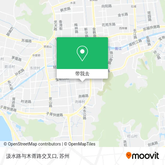 汲水路与木胥路交叉口地图
