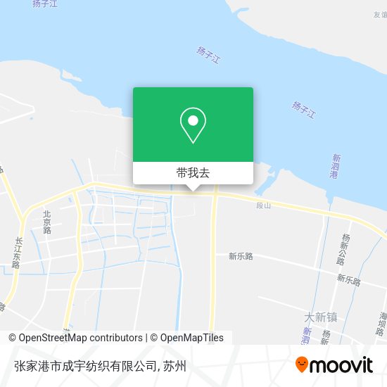 张家港市成宇纺织有限公司地图