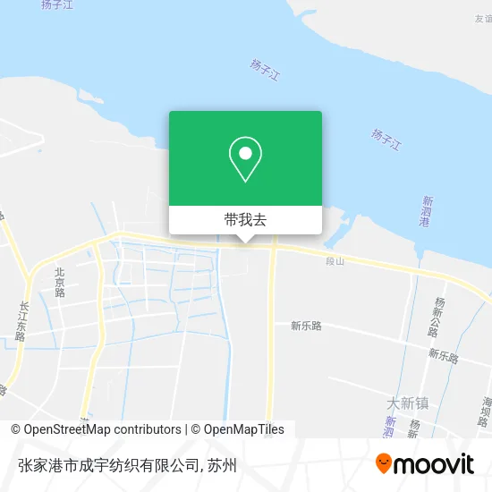 张家港市成宇纺织有限公司地图