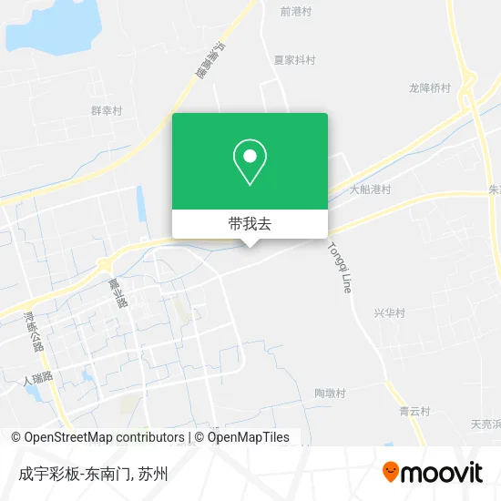 成宇彩板-东南门地图