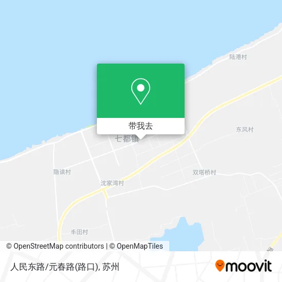 人民东路/元春路(路口)地图