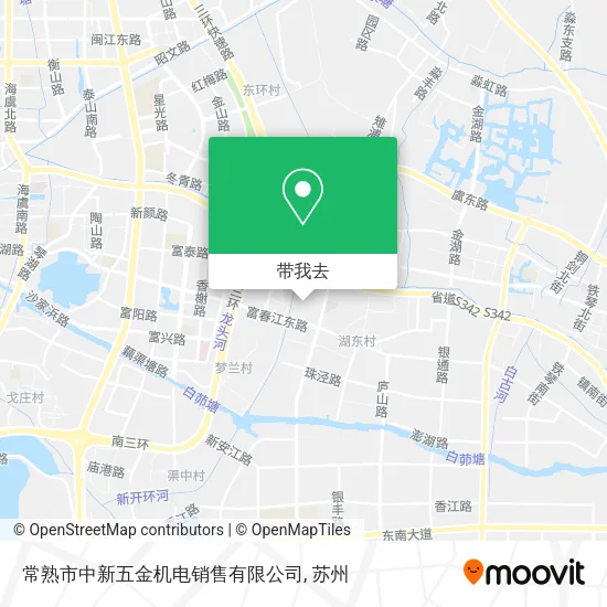 常熟市中新五金机电销售有限公司地图