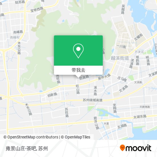 雍景山庄-茶吧地图