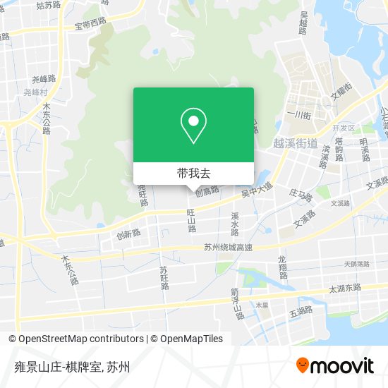雍景山庄-棋牌室地图