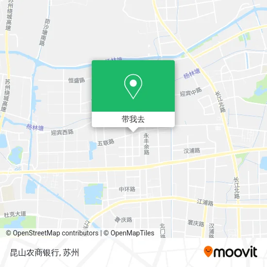 昆山农商银行地图