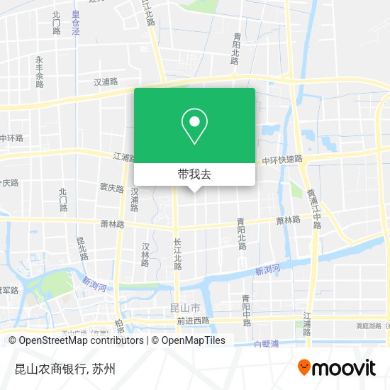 昆山农商银行地图