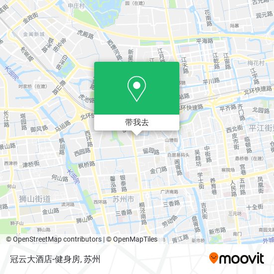 冠云大酒店-健身房地图