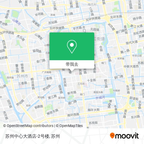 苏州中心大酒店-2号楼地图