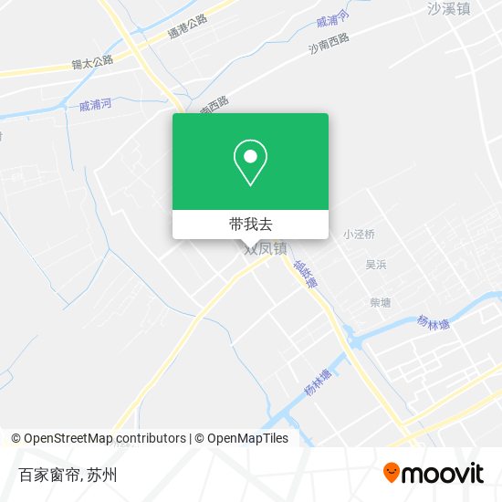 百家窗帘地图