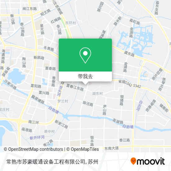 常熟市苏豪暖通设备工程有限公司地图