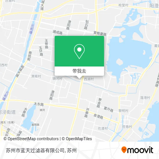 苏州市蓝天过滤器有限公司地图
