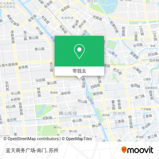 蓝天商务广场-南门地图