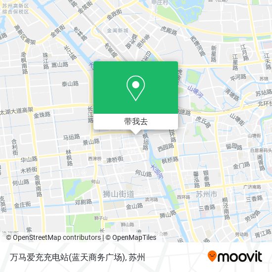 万马爱充充电站(蓝天商务广场)地图