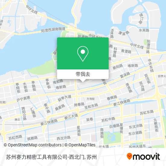 苏州赛力精密工具有限公司-西北门地图