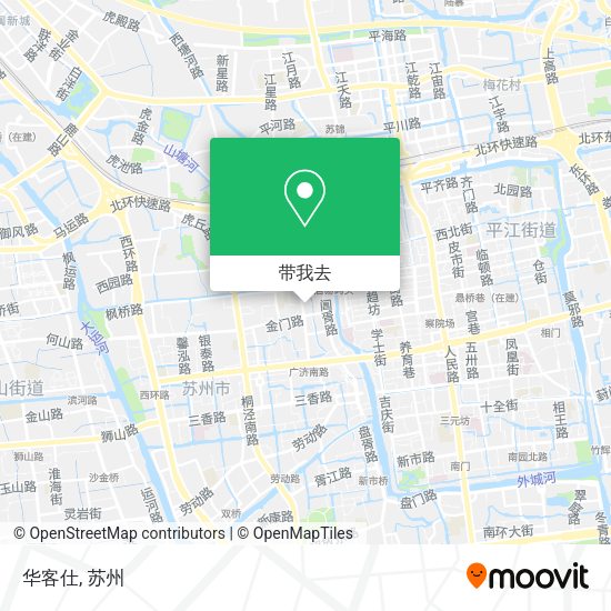 华客仕地图