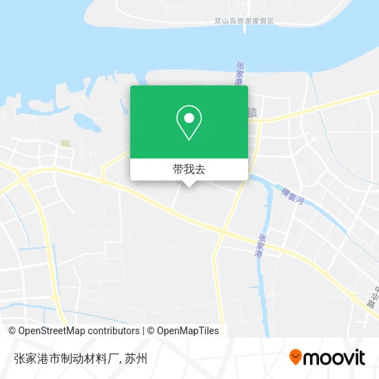 张家港市制动材料厂地图